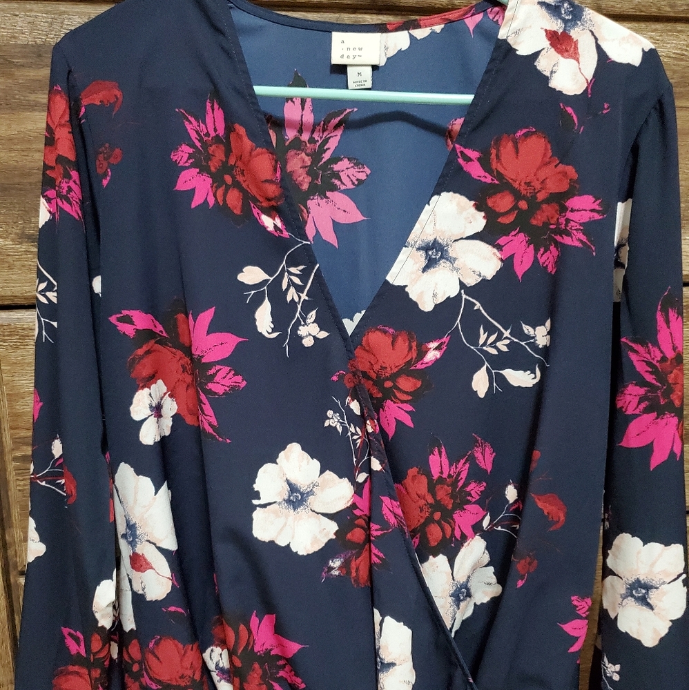 Floral Long Sleeve Blouse